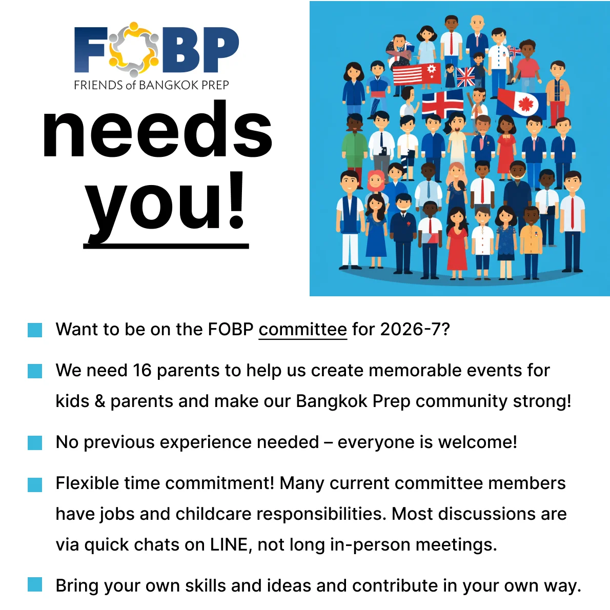 Join the FOBP Committee and Make a Difference in 2026–27