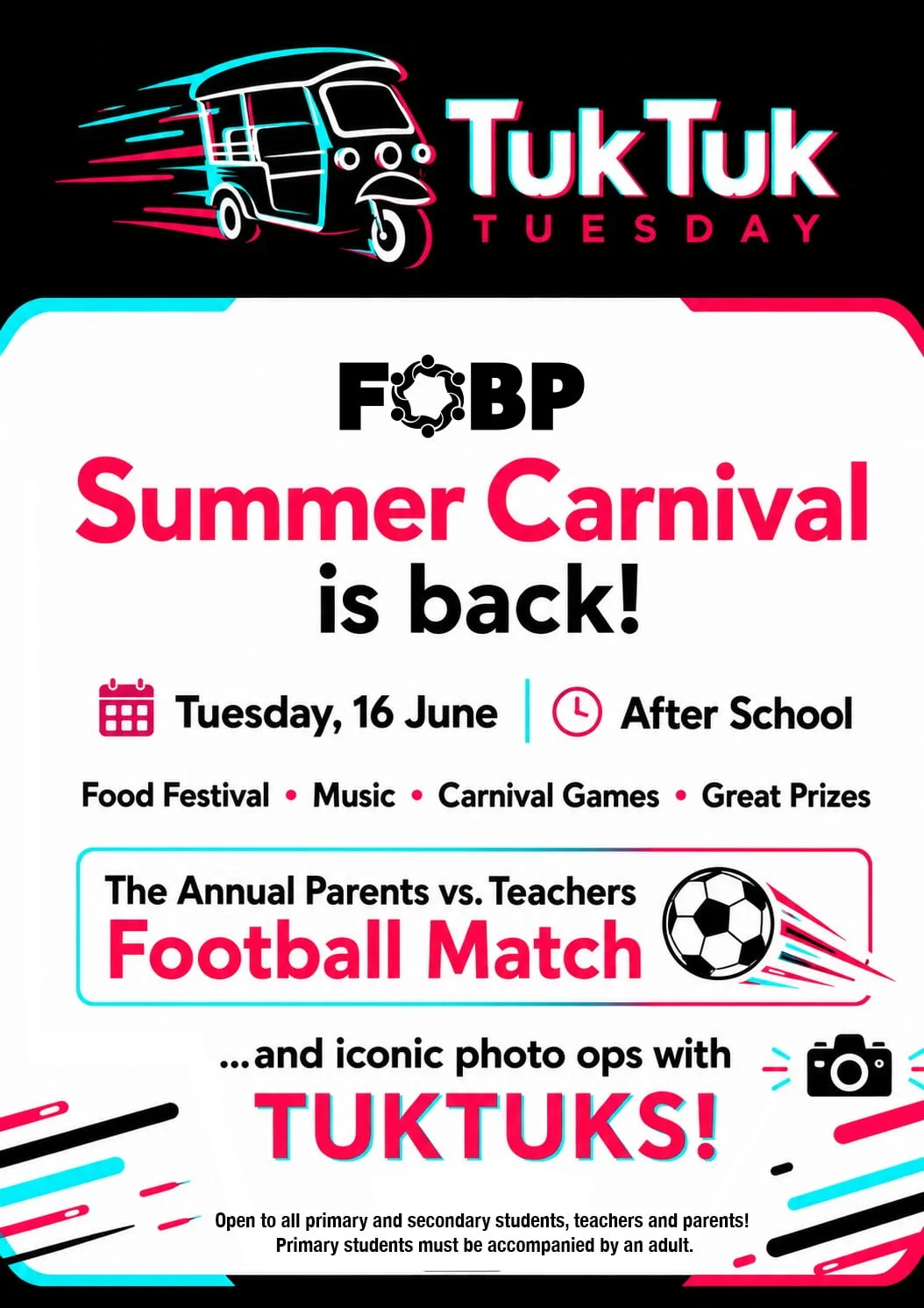 🎉🌞 FOBP Summer Carnival is BACK! 🌞🎉