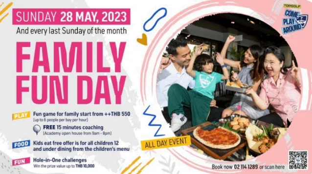 We’re thrilled to announce its upcoming event, Family Fun Day, which will take place on May 28th, 2023. It’s a day where families can come together and enjoy an exciting day filled with activities, great food, and prizes. At Topgolf’s Family Fun Day event, families can enjoy a thrilling game of Topgolf, which starts at 550++ per bay per hour. Our certified coaches will also offer free 15-minute coaching to help you improve your game. Whether you’re a seasoned pro or a beginner, everyone can have fun at Topgolf.