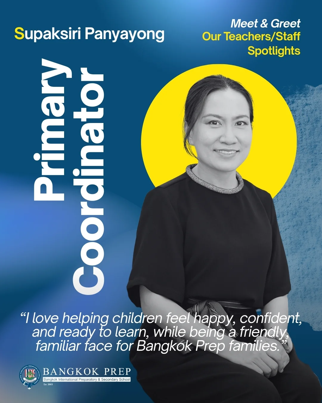 Meet Our Staff: Khun Toom, Primary Coordinator