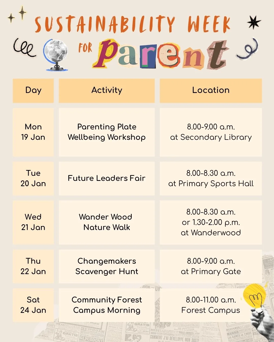 Sustainability Week 2026 at Bangkok Prep