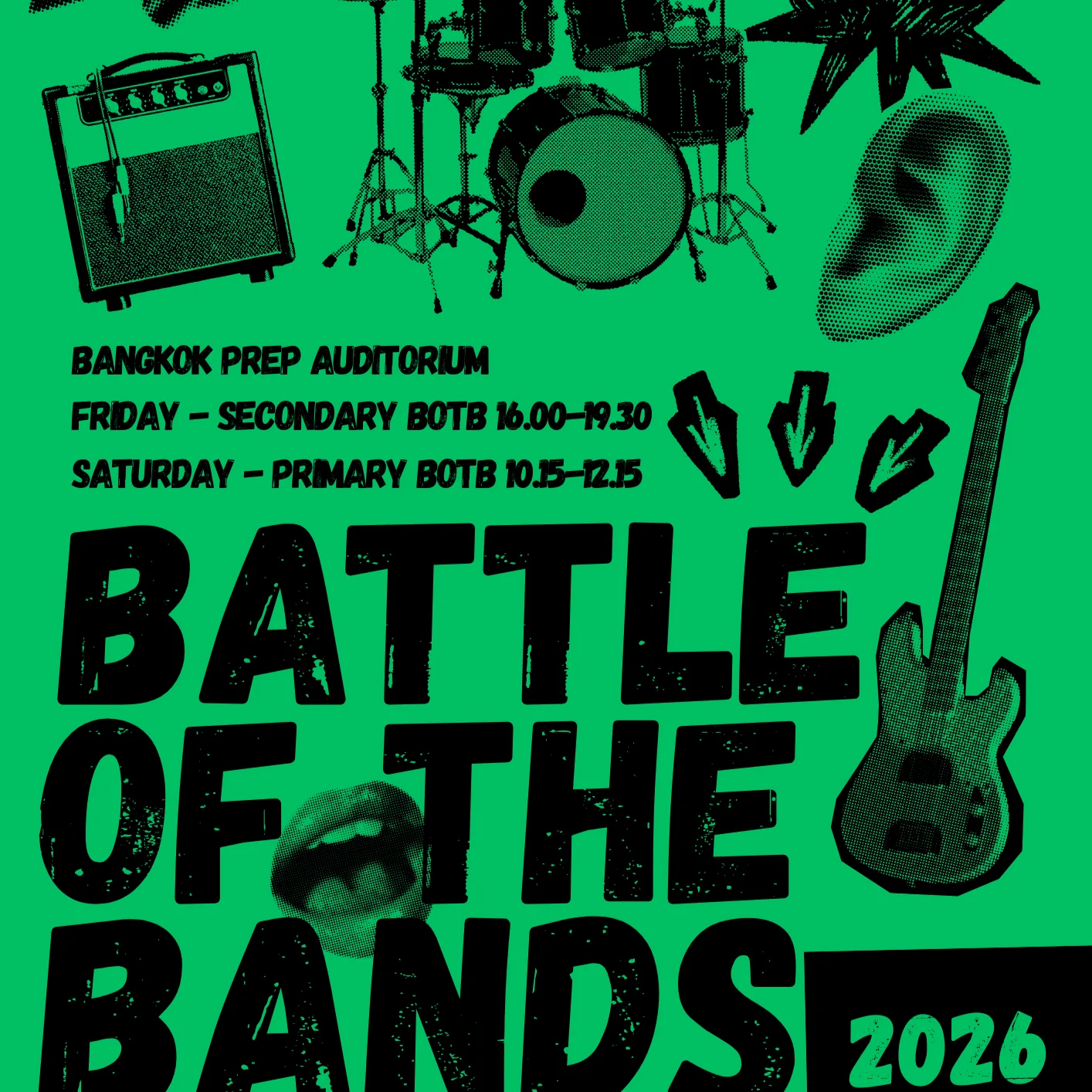 Battle of the Bands 2026 at Bangkok Prep