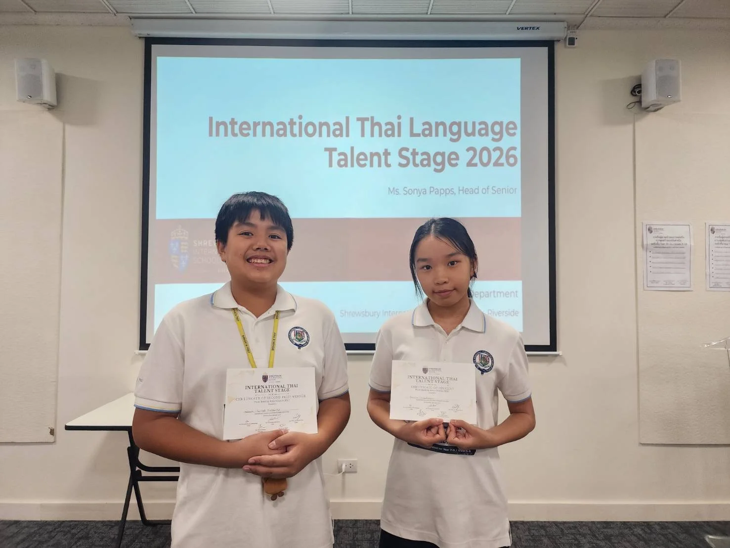 Celebrating Year 8 Achievements in Thai Language Competition