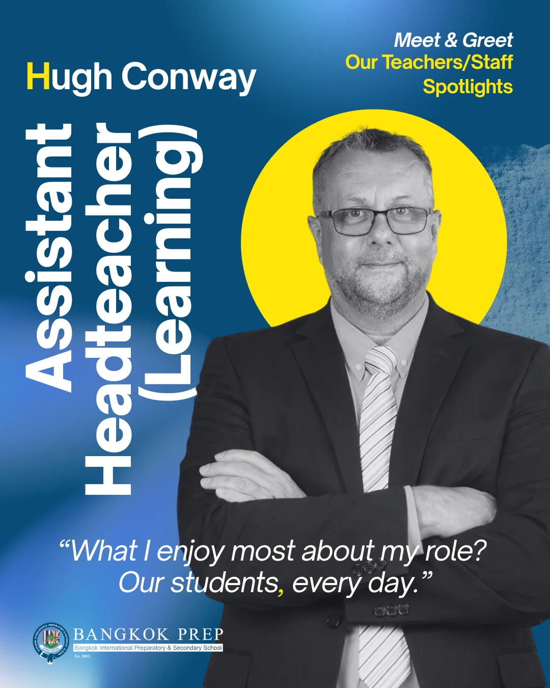 Meet Our Teachers: Hugh Conway, Assistant Headteacher