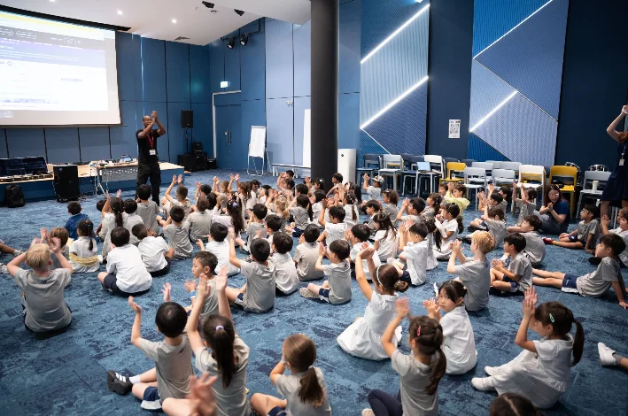 Marcel Pusey Music Workshops at Primary 