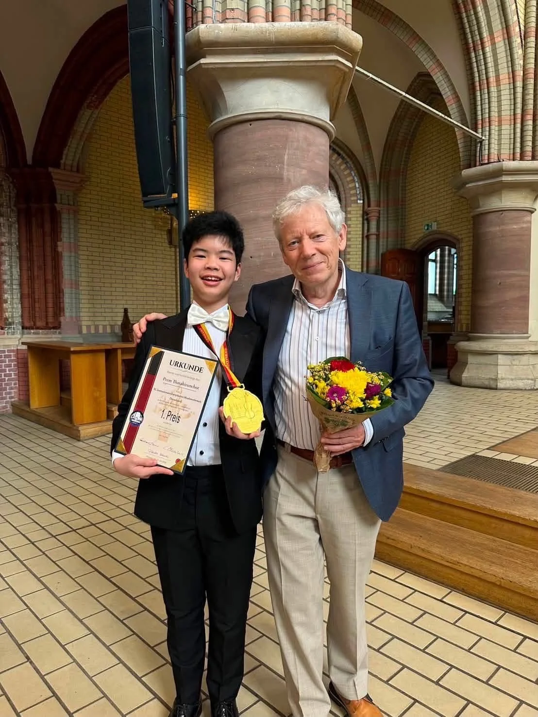 Prem Takes First Prize in Piano Competition in Hamburg