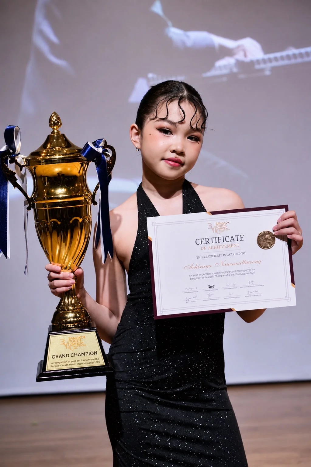 Avy Crowned Grand Champion at Bangkok Youth Music Championship