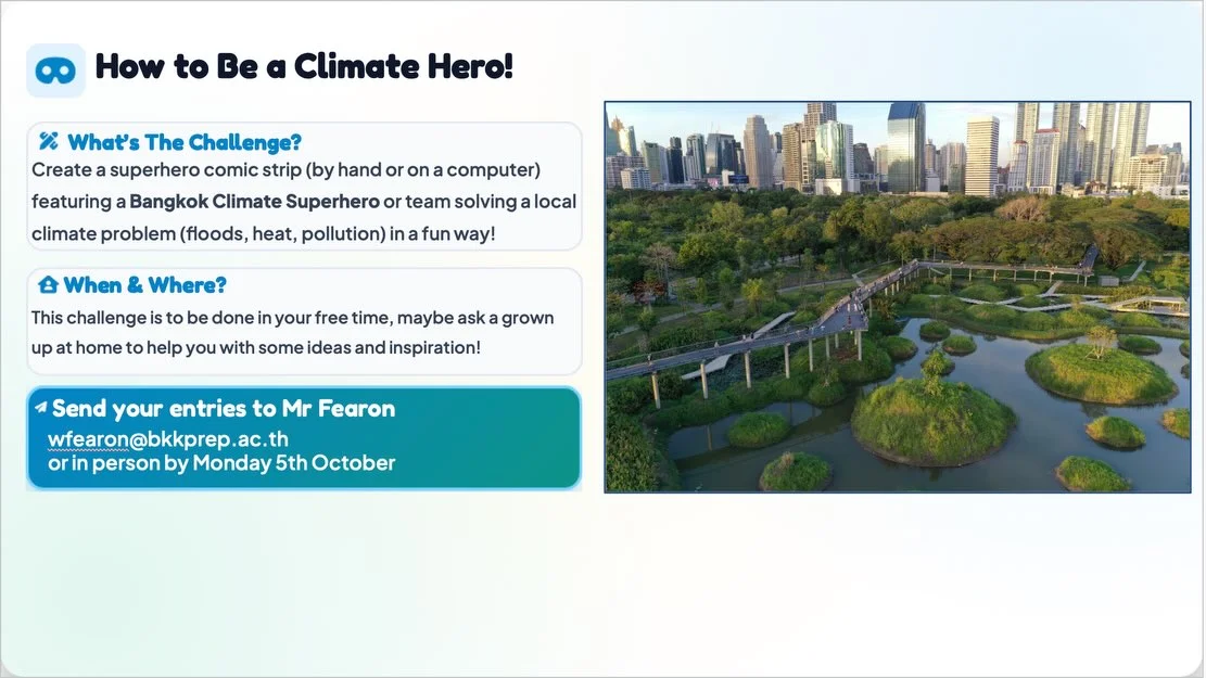 Eco Challenge: Be a Climate Superhero! 🌍