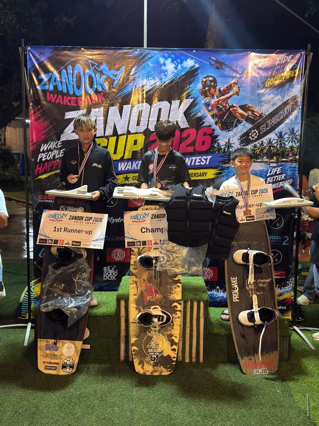 Puth Secures Second Place at Zanook Wakeboard Contest