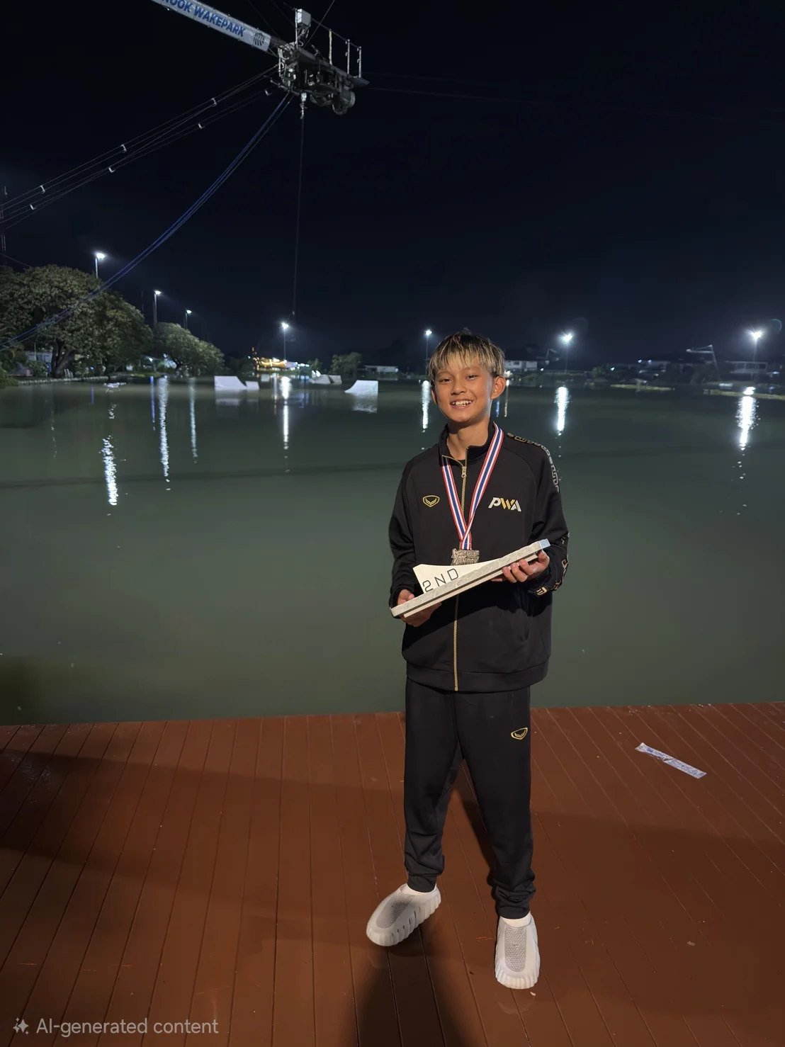 Puth Secures Second Place at Zanook Wakeboard Contest