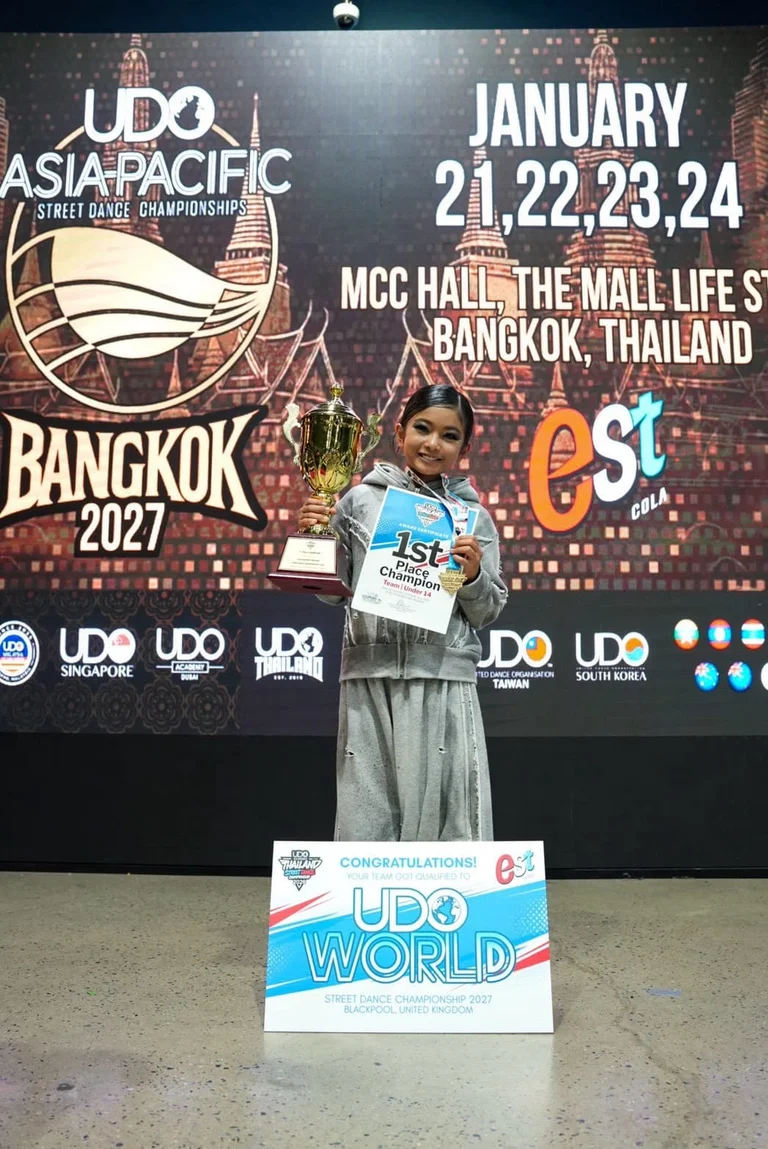 Rin Takes First Place at UDO Thailand! 🏆
