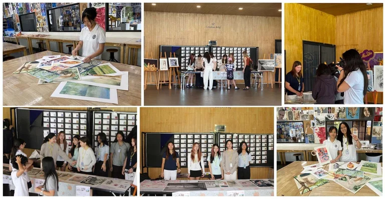 Student Art Sale Success: 23,500 THB raised